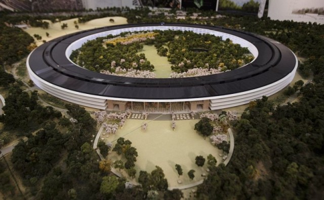 苹果总部新办公区设计效果图曝光－拥抱未来，回归自然