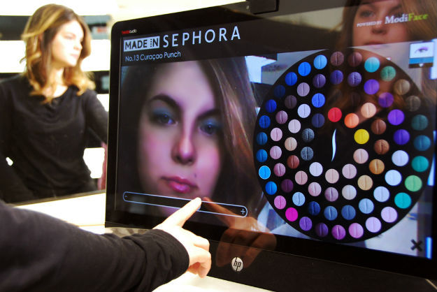 “增强现实”虚拟试妆－Sephora 也来了