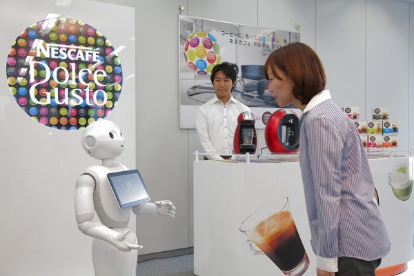 雀巢公司雇佣机器人销售咖啡机