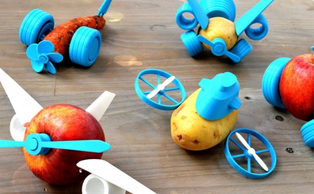 3D打印小零件 变蔬果为玩具