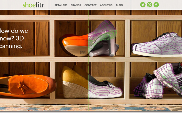 亚马逊收购 Shoefitr，3D 试鞋将登陆 Zappos