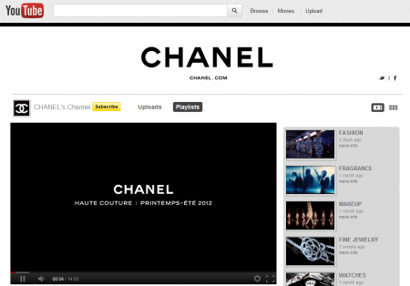 数字说明：Chanel 的网络营销真的很强大