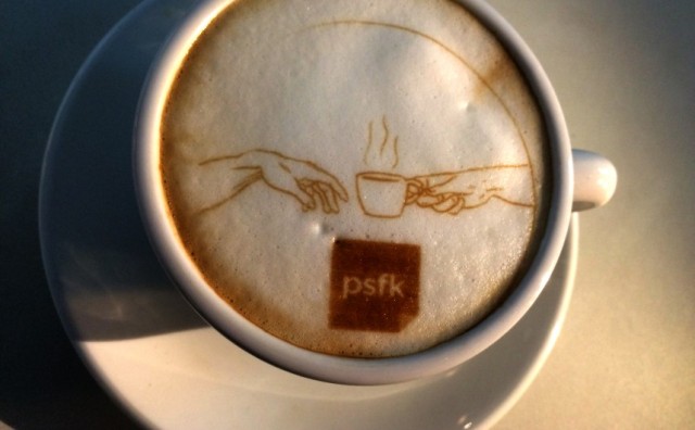 咖啡拉花大师要失业了？3D 咖啡打印机让你轻松打造个性咖啡图案