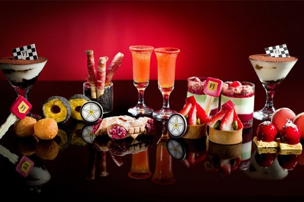 香港 Ritz-Carlton 酒店推出法拉利红色下午茶
