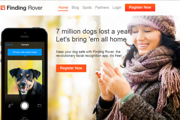 Finding Rover：内置面部识别软件，精准率高达 98%的宠物狗寻回 App