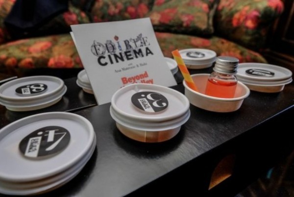 “可以吃的电影”：Edible Cinema 让美食和电影巧妙结合，颠覆观影体验