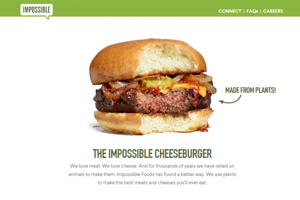 拒绝 Google 收购的素食汉堡初创公司 Impossible Foods 获1.08亿美元融资