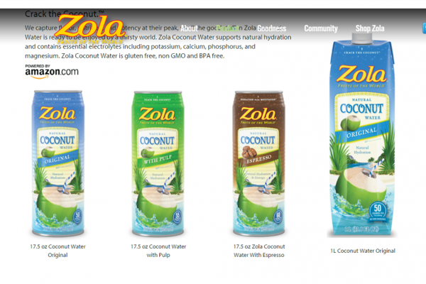 美国私募公司 KarpReilly收购知名椰子水品牌 Zola
