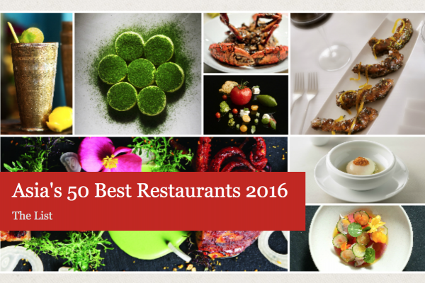 曼谷 Gaggan餐厅蝉联亚洲 50佳餐厅冠军，15家中国餐厅上榜