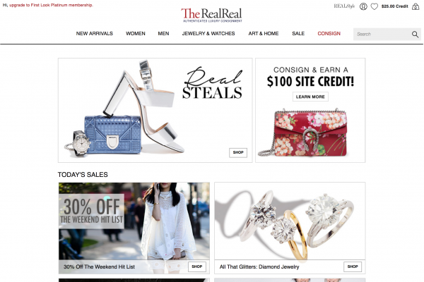 二手奢侈品寄售网站 The RealReal再获 4000万美元融资，IPO按计划进行中