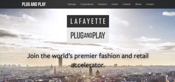 老佛爷百货联手全球创新平台 Plug and Play，成立时尚科技创业加速器