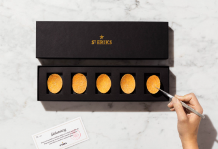 瑞典酿酒厂St. Erik’s 推出世界最贵薯片，每片售价高达 76元