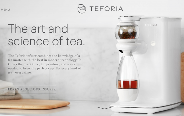 智能泡茶机制造商 Teforia 获 1200万美元 A轮投资