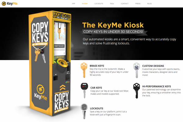 30秒完美复制一把钥匙，纽约备用钥匙服务商 KeyMe 最新融资 2500万美元