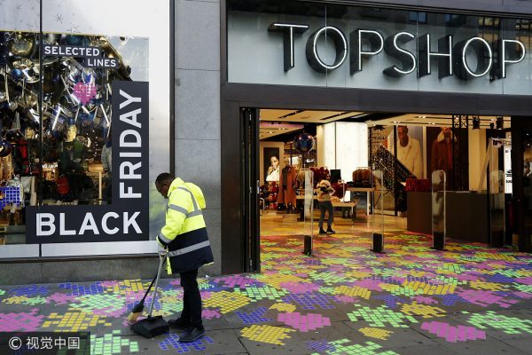 英国高街零售业迎来史上表现最差的一年，门店销售连续八个月下滑