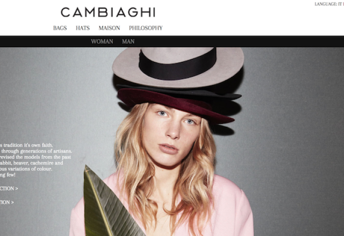 130多年历史的意大利奢侈帽子品牌 Cambiaghi 获 AVM Gestioni 投资