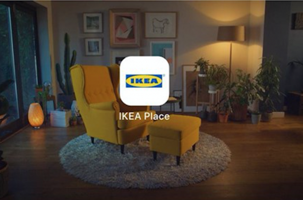 增强现实技术在家具行业日渐流行，宜家9月底推出增强现实 app：IKEA Place，将有2000多款产品上线