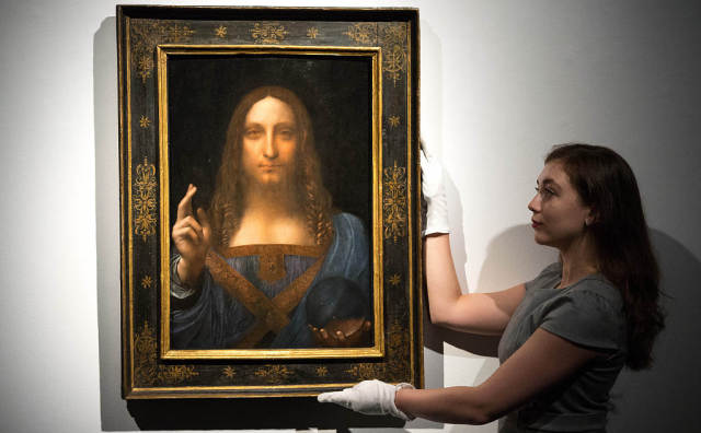 花钱能买到的最贵的艺术品！达·芬奇稀世真迹《救世主》在纽约佳士得拍出4.5亿美元