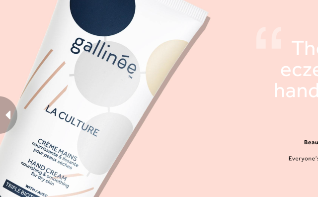 法国敏感肌护肤品牌 Gallinée 获得联合利华旗下VC投资，起动资金部分来自众筹网站 Kickstarter