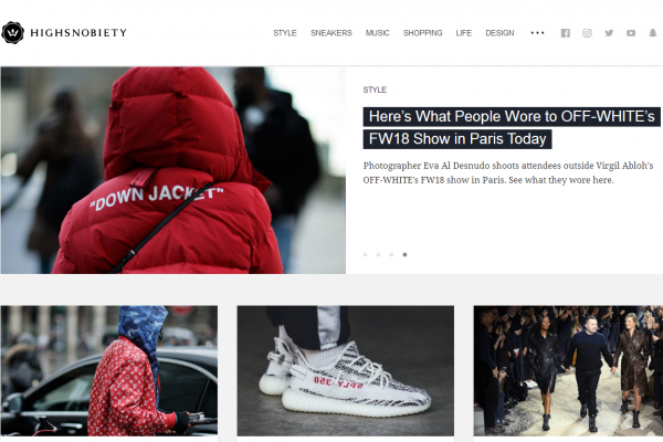 从运动鞋博客到时尚潮流资讯平台：德国网站Highsnobiety完成850万美元首轮外部融资