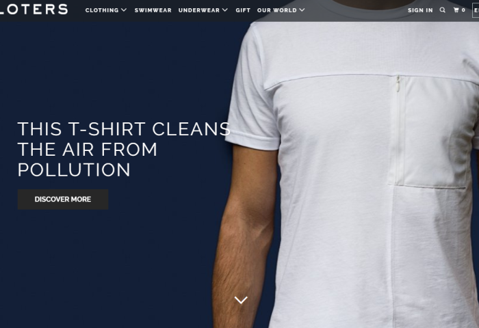 意大利服装初创公司 Kloters 推出能够清洁周围空气的智能T恤 RepAir