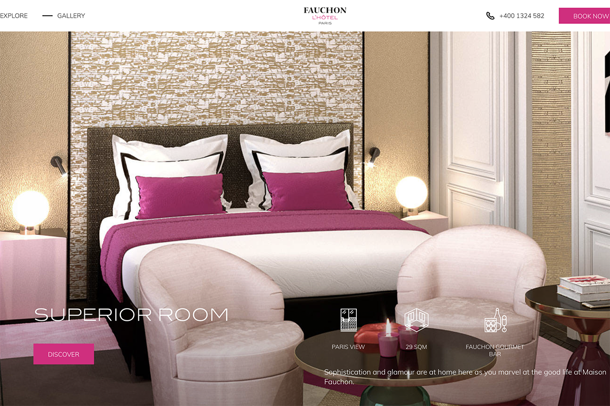 法国奢华美食集团 Fauchon首家精品酒店9月在巴黎开张：用高级美食填满客房的“迷你吧”！