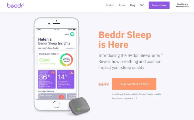 美国睡眠软件初创公司 Beddr 完成560万美元的 A轮融资