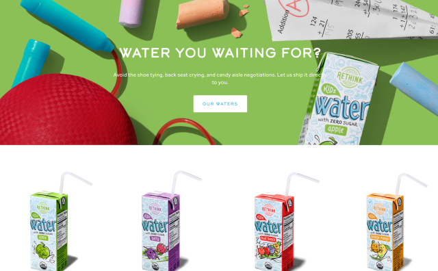 抛弃塑料瓶用纸盒装水，创新盒装饮料初创公司 RETHINK Brands 完成670万美元融资