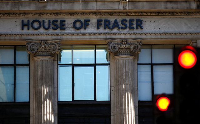 英国亿万富豪 Mike Ashley 将以9000万英镑控股破产边缘的英国高端百货 House of Fraser
