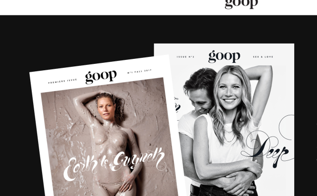 与康泰纳仕合作仅一年即告分手，好莱坞女星 Gwyneth Paltrow 的生活方式品牌 Goop 将独立出版杂志