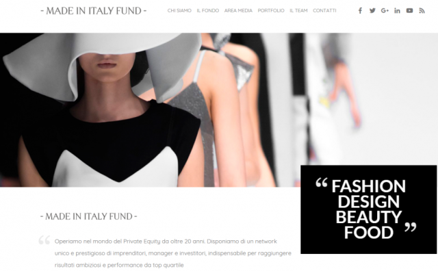 专注推动“意大利制造”泛时尚产业的新基金 Made in Italy Fund 成立，首单控股亚麻服饰品牌 120% Lino 母公司