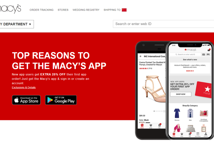梅西百货推行全面数字化改革：推出移动付款，虚拟试妆等多项服务