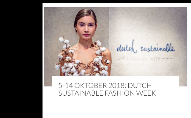 第五届荷兰可持续时装周于10月5日开幕