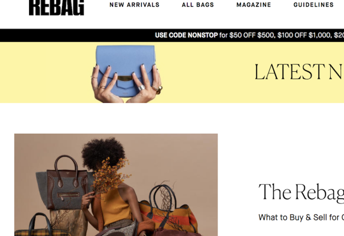 用腻了就换！美国二手奢侈品包袋寄售网站 Rebag 推出手袋“无限换新”服务