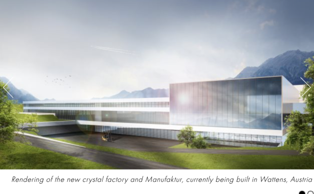 施华洛世奇对外开放位于阿尔卑斯山脉的水晶生产工厂 Manufaktur