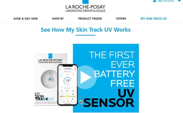 欧莱雅集团旗下“理肤泉”推出全球首款不用电池的可穿戴紫外线探测传感器