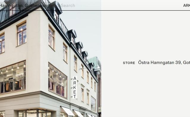 H&M旗下品牌Arket计划在2019年里将门店数量扩大至20家