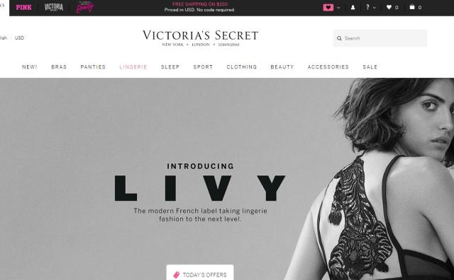 维密战略转型新举措：与法国设计师内衣品牌Livy合作，推出高端内衣系列