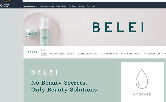 亚马逊推出首个专注于护肤产品的自有品牌 Belei