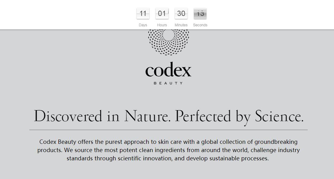 清洁护肤初创品牌 Codex 完成A轮融资：让“纯天然”和‘科学性”融为一体