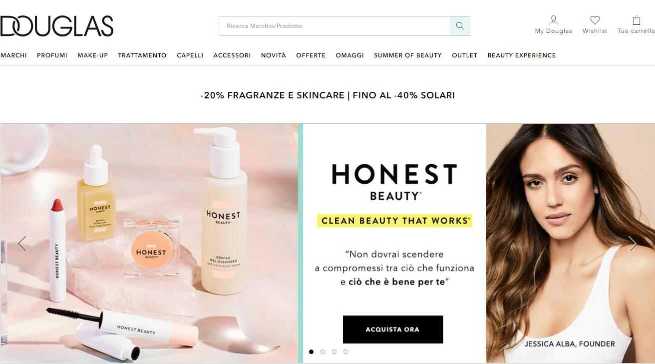 Jessica Alba 创办的美妆品牌 Honest Beauty 与德国零售商 Douglas 签订独家欧洲分销协议