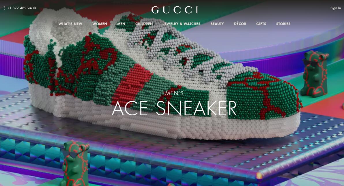 与科技创业公司合作，Gucci 品牌应用程序新增 AR虚拟试鞋功能