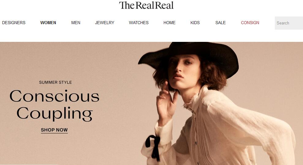 美国二手奢侈品电商平台 The RealReal 上市首日大涨44.5%，市值 24亿美元