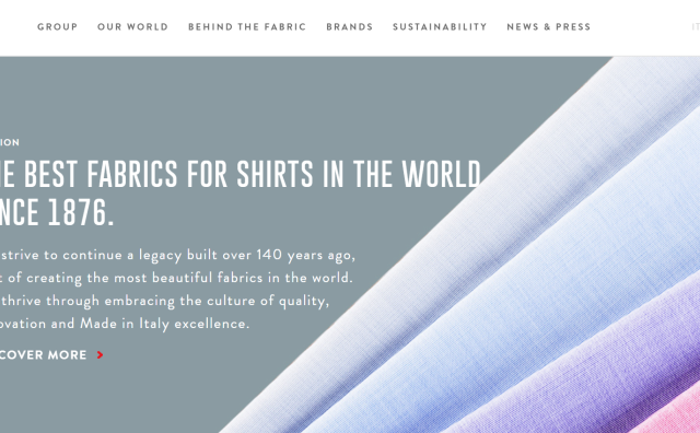 意大利衬衫面料厂商 Gruppo Albini 2018年盈利大涨50%，表现为过去三年最佳