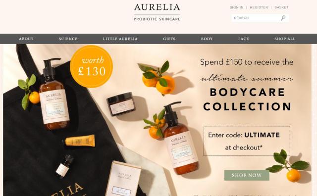 香港健合集团收购英国护肤品牌Aurelia