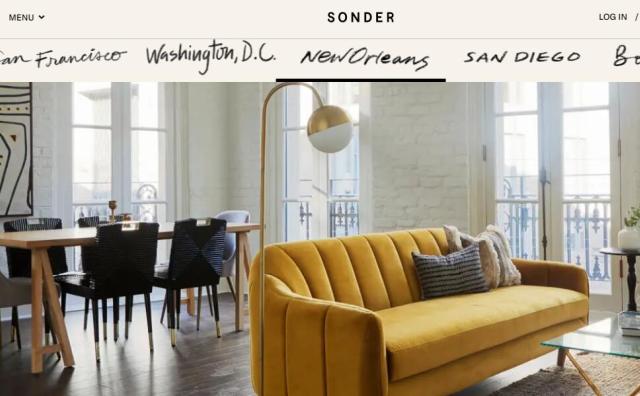 集Airbnb和酒店的优点于一身，酒店服务公寓品牌 Sonder 融资2.25亿美元跻身“独角兽”