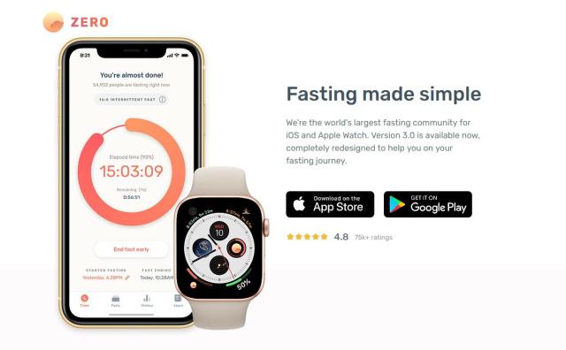 全球最大的“断食” app 社区之一，Zero 完成 400万美元种子轮融资