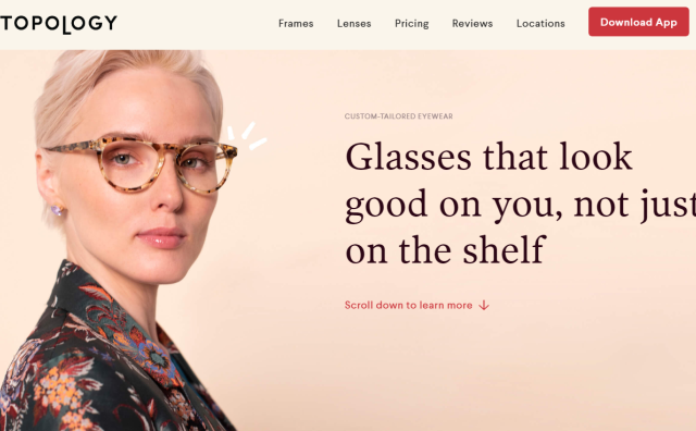 建立精确到亚毫米的人脸三维模型！定制眼镜初创公司 Topology Eyewear融资总额达到 1300万美元