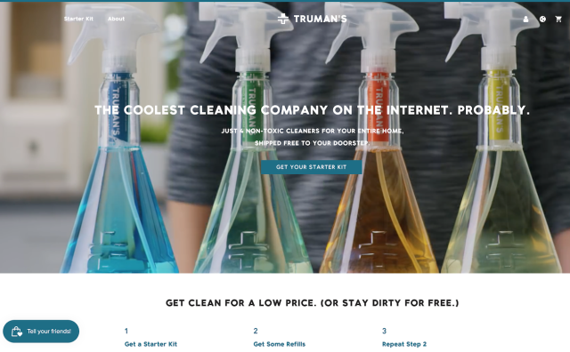 美国互联网清洁产品初创品牌 Truman’s 完成500万美元种子轮融资，汉高领投