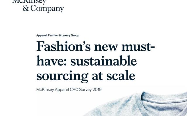 麦肯锡报告：大规模可持续采购是实现时尚产业可持续改革的关键
